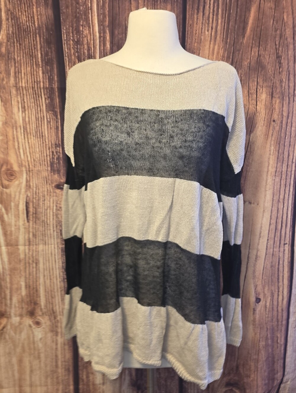 The Fisher Project Linen Top Size L Stripe